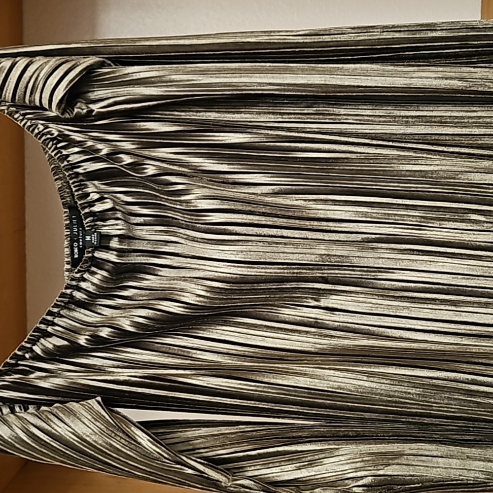 Romeo & Juliet Couture Olive Green Mini Dress Medium - Picture 6 of 7